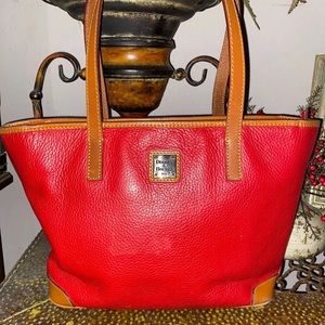 Dooney and Bourke Charleston Red Tote